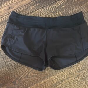 Lululemon Athletica Black Performance Athletic Shorts